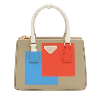 Prada Pre-owned Vintage Handtas - Dames - Pre-owned - Veelkleurig - Maat: ONE Size Leer