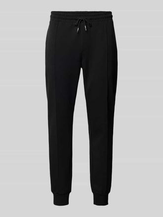 Antony Morato Slim Fit Sweatpants mit Tunnelzug Modell Carrot in Black, Gr&ouml;&szlig;e XL