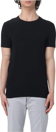 Dondup Classic T-Shirt - Heren - T-shirts - Zwart - S - Katoen - Tops