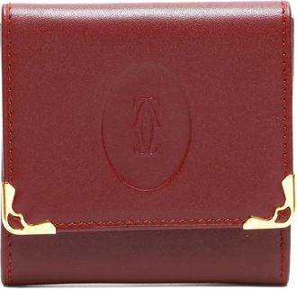 Cartier 1990-2000s Must de Cartier embossed coin purse - women - Calf Leather - One Size - Red