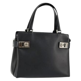 Ferragamo Pre-owned Handbags, female, Black, Size: ONE SIZE Pre-owned Hand Bag