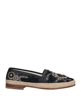 サンダル・ミュール Dolce & Gabbana Embroidery espadrilles (CE0148AV804 I03TN) Printed brocade fabric espadrilles in Multicolor for Women