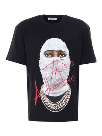 Ih Nom Uh Nit Black Authentic Mask T-Shirt