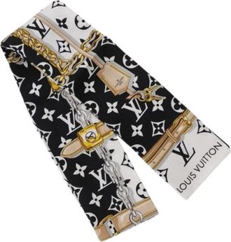 Louis Vuitton Pre-owned Scarves, female, Multicolor, Size: ONE SIZE Pre-owned Canvas Scarf