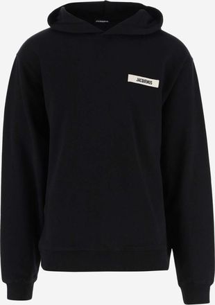 Jacquemus Black Logo Detail Hoodie
