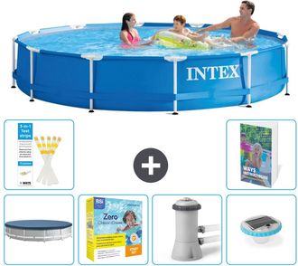 Intex Piscina Con Estructura Redonda - 366x76 Cm - 7-piezas S4