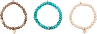 Sydney Evan Gold Diamond Leaf Turquoise Bracelet - Womens - Stone/14kt Yellow Gold