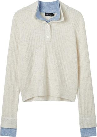 Tout &agrave; Coup Maglione a coste - Toni neutri