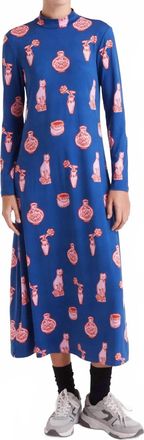 Compa&ntilde;&iacute;afant&aacute;stica Cat & Vase Dress In Navy