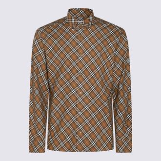 Burberry Brown Cotton Shirt