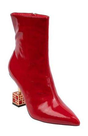 Lady Couture Crown Pointed Toe Bootie in Red at Nordstrom Rack, Size 13