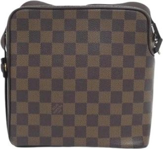 Louis Vuitton Pre-owned Cross Body Bags, male, Brown, Size: ONE SIZE Pre-owned Canvas shoulder-bags