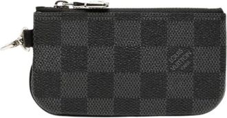 Louis Vuitton Pre-owned Wallets, female, Black, Size: ONE SIZE Pre-owned Coin Pouch