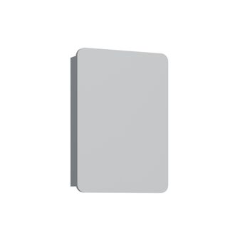 Hanah Home Mobile Da Bagno Con Specchio orbit 50 - 50 X 16 X 71 Cm - Grigio
