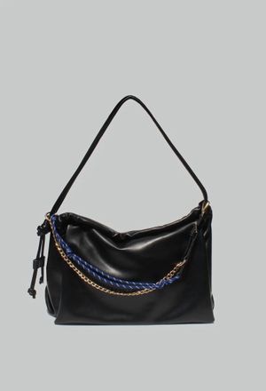 Street Level Womens Luna Soft Shoulder Bag In Black