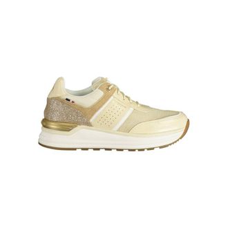 U.S.Polo Association Beige Eco Su&egrave;de Dames Sneaker