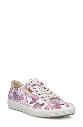 Ecco Soft 7 Sneaker in White/Multicolor at Nordstrom, Size 8-8.5Us