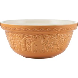 Mason Cash In The Forest Bear Size 24 Mixing Bowl, Ochre, 2.15 Quart at Nordstrom