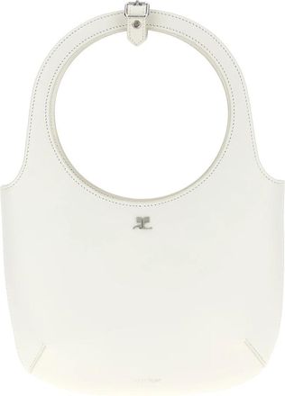 Courr&egrave;ges Handtas - Dames - Handtassen - Wit - ONE Size - Leer - Tassen