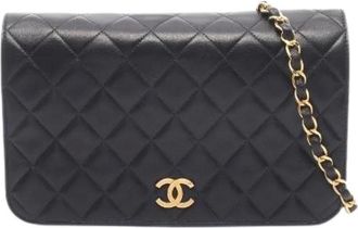 Chanel Borsa a spalla Chanel Pre-owned Matelass&eacute; in pelle di agnello - - Pre-owned - Donna - Nero - ONE SIZE