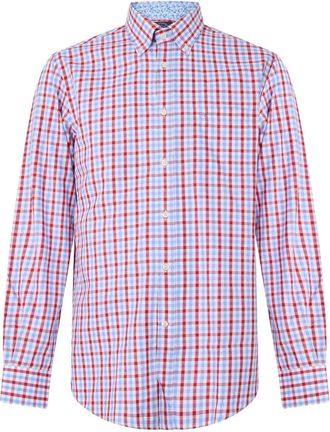 Paul & Shark Gestreepte Katoenen Overhemd - Heren - Casual Overhemden - Veelkleurig - M - Katoen - Overhemden