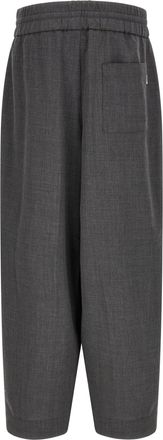 Ami Virgin Wool Trousers - Gray