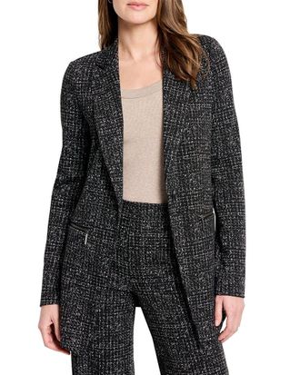 Nic+Zoe Nic+Zoe Dotty Grid Zip Jacket