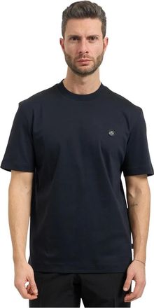 HUGO BOSS Taut T-Shirt - Heren - T-shirts - Blauw - 6XL - Katoen - Tops