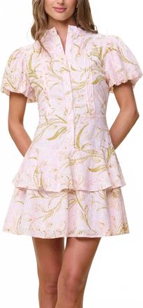 Cleobella Natalie Mini Dress In Pink