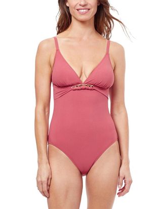 Gottex Unchain My Heart V-Neck One-Piece