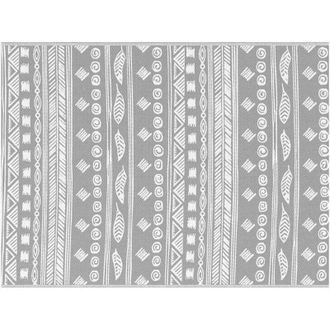 vidaXL Alfombra De Exterior Gris 300 X 400 Cm Pp Vidaxl