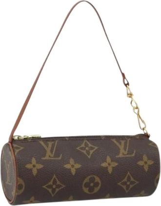 Louis Vuitton Pre-owned Mini Bags, female, Brown, Size: ONE SIZE Pre-owned Monogram Canvas Pouch