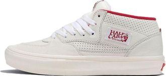 Vans Skate Half Cab Shoes White Red VN0A5FCDYF9