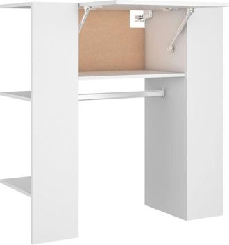 vidaXL Hallway Cabinet White 97.5x37x99 cm Engineered Wood Vidaxl
