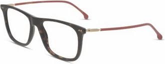 Carrera Mens 144/v Square Eyeglasses In Red Black
