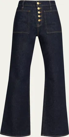 Ulla Johnson Lou Five-Button Flared Jeans