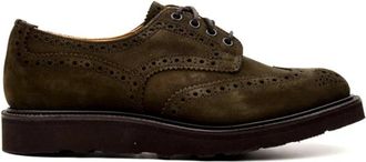 Trickers Bourton Derby Schoen - Heren - Veterschoenen - Grijs - 45 EU - Leer - Schoenen