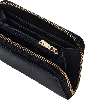 Guess Womens Wallet Black Polyurethane Bags