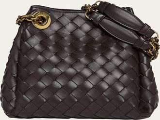 Bottega Veneta Small Parachute Leather Shoulder Bag