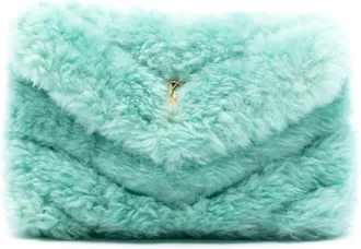 Saint Laurent Pre-owned Saint Laurent Shearling Loulou Puffer Clutch 6FLWI69MPQLL19UA