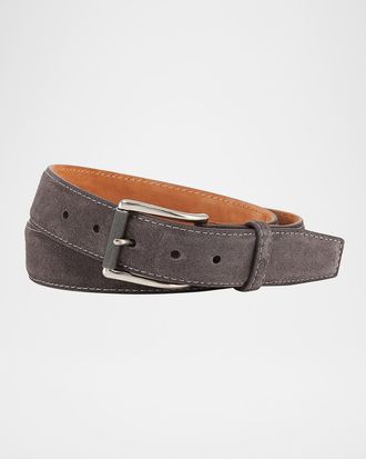 W. Kleinberg Men & apos;s Suede Belt