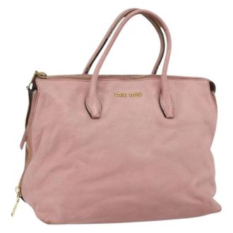 Miu Miu Pre-owned Handbags, female, Pink, Size: ONE SIZE Pre-owned Hand Bag