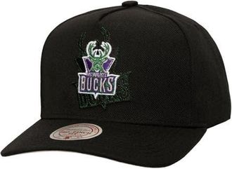 Mitchell & Ness Mens Mitchell & Ness Black Milwaukee Bucks Tilted Pro Pinch Adjustable Hat at Nordstrom