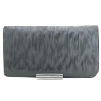 Louis Vuitton Pre-owned Wallets, unisex, Black, Size: ONE SIZE Pre-owned Porte Cartes Cr&eacute;dit Epi Long Wallet