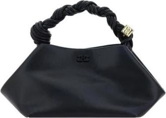 Ganni Bou Handtas - Dames - Handtassen - Zwart - ONE Size - Leer - Tassen
