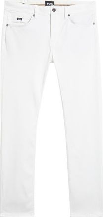 BOSS Delaware Slim Fit Stretch Jeans in White at Nordstrom, Size 38 X 32