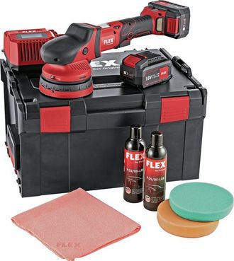 Flex Pulidora Exc&eacute;ntrica 18v Xfe 15 150 18.0-ec/5.0 P-set C 2 Bater&iacute;as + Cargador - En Caja - 461245