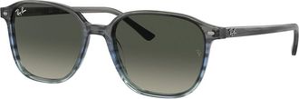 Ray-Ban RB2193F Leonard Asian Fit 138171 Mens Sunglasses Blue Size 55