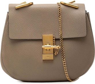 Chlo&eacute; Pre-owned Chloe Small Grained Calfskin Drew Crossbody Ladies 7MWSYKGN0AZZOGC7