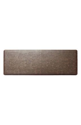 J&V Textiles Anti-Fatigue Embossed Floor Mat in Coffee at Nordstrom Rack